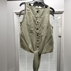 Khaki blouse